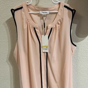 Calvin Klein soft pink tank top